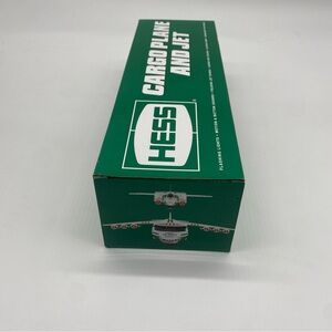Hess Green and White Cargo Plane and Jet Toy Set